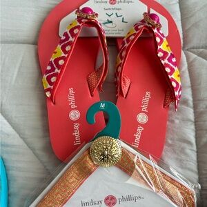 Lindsay Phillips “Switch Flops” - size 8…5 pairs!